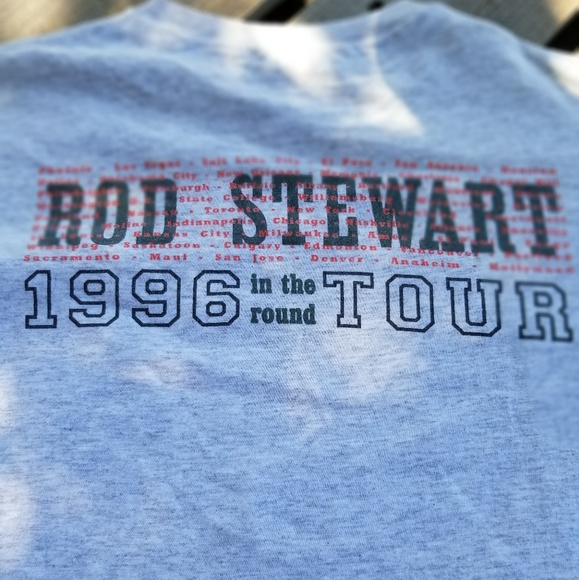 Vintage Rod Steward 1996 Tour Tshirt - Picture 2 of 4